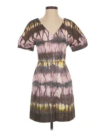 Pre-owned Lela Rose Casual Dress In Purple