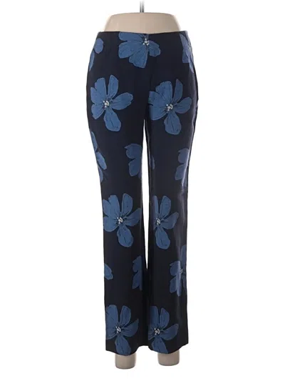 Pre-owned Lela Rose Casual Pants In Blue