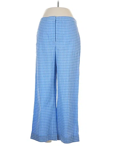 Pre-owned Lela Rose Casual Pants In Blue
