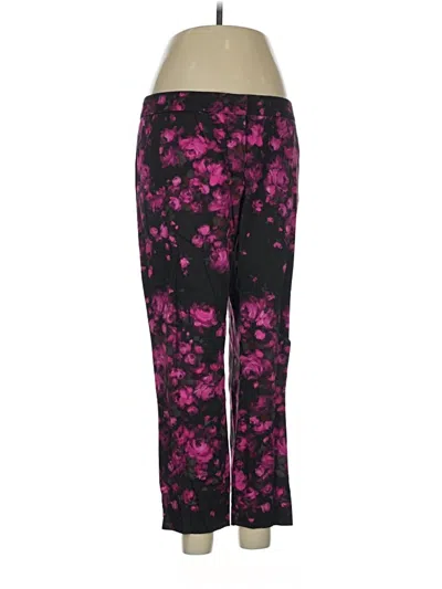 Pre-owned Lela Rose Casual Pants In Purple
