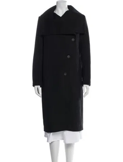 Pre-owned Lela Rose Coat In Gray