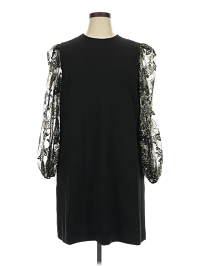 Pre-owned Lela Rose Cocktail Dress In Black