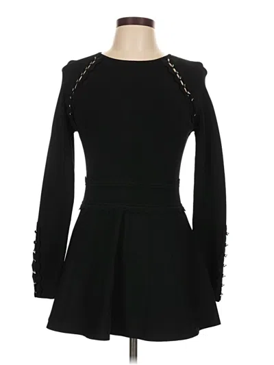 Pre-owned Lela Rose Cocktail Dress In Black