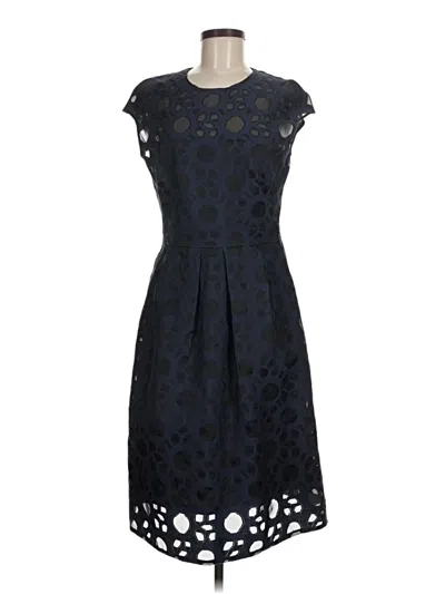 Pre-owned Lela Rose Cocktail Dress In Black
