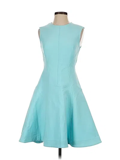 Pre-owned Lela Rose Cocktail Dress In Blue