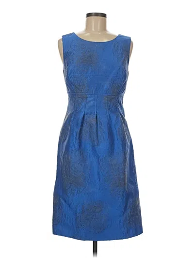 Pre-owned Lela Rose Cocktail Dress In Blue