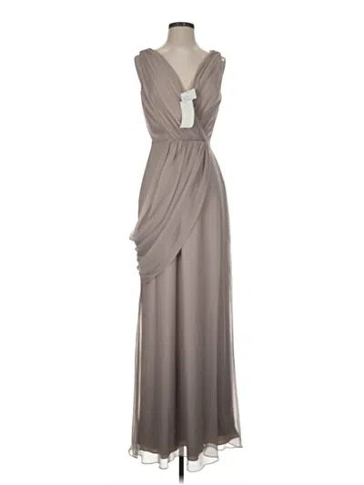 Pre-owned Lela Rose Cocktail Dress In Gray