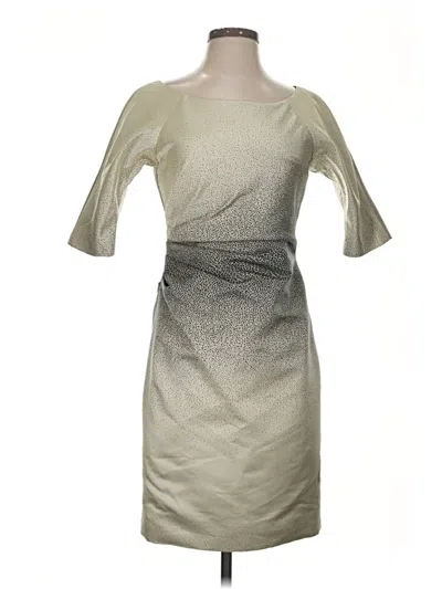 Pre-owned Lela Rose Cocktail Dress In Gray