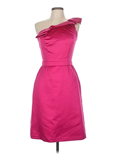 Pre-owned Lela Rose Cocktail Dress In Pink