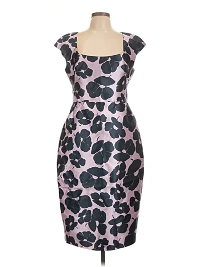 Pre-owned Lela Rose Cocktail Dress In Pink