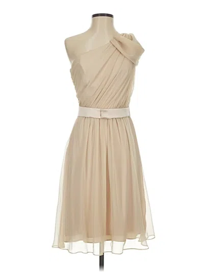 Pre-owned Lela Rose Cocktail Dress In White