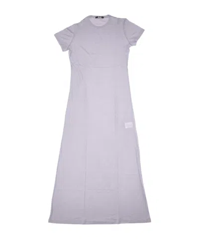 Lela Rose Crew-neck Midi Dress In Gray