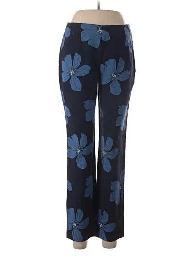 Pre-owned Lela Rose Dress Pants In Blue