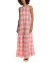 Lela Rose Francie Maxi Dress In Pink