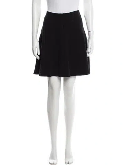 Pre-owned Lela Rose Knee-length Skirt In Black
