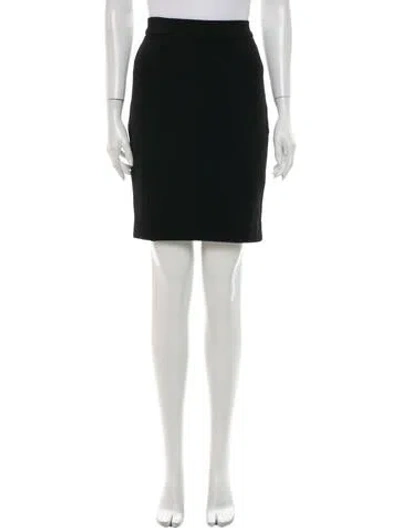 Pre-owned Lela Rose Knee-length Skirt In Black