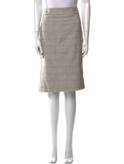 Pre-owned Lela Rose Knee-length Skirt In Black