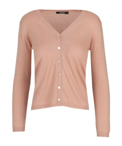 Lela Rose Knitted V-neck Cardigan In Neutral