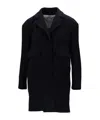 Lela Rose Long-sleeved Coat In Black