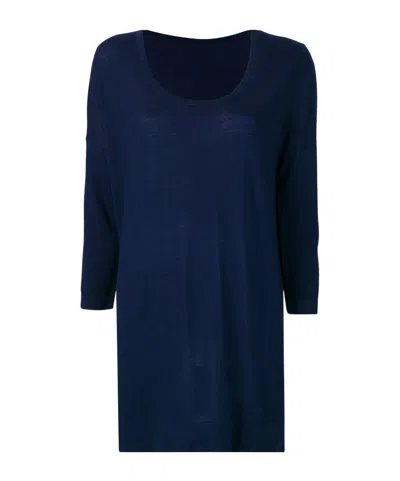 Lela Rose Long-sleeved Knitwear In Blue