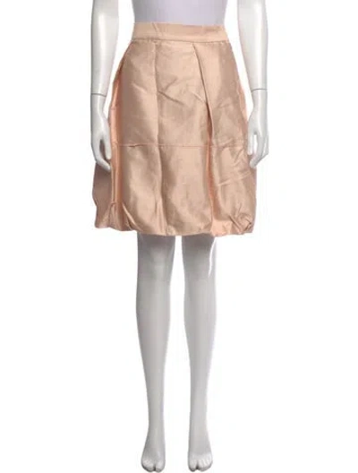 Pre-owned Lela Rose Mini Skirt In Neutrals