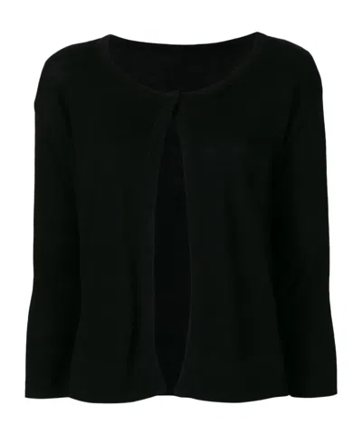 Lela Rose One Button Cardigan In Black
