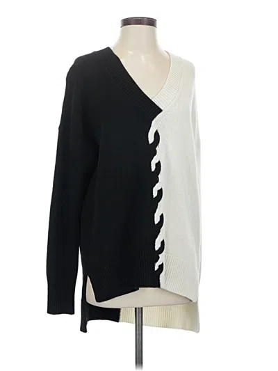 Pre-owned Lela Rose Pullover Sweater In Black
