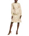 Lela Rose Seamed Shirtdress