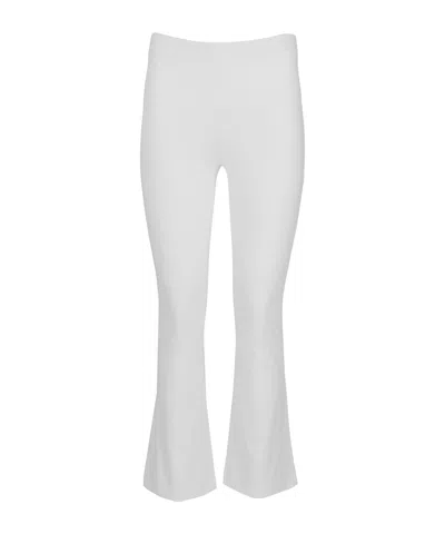 Lela Rose Skinny Casual Pants In White