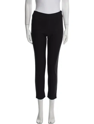 Pre-owned Lela Rose Skinny Leg Pants In Black