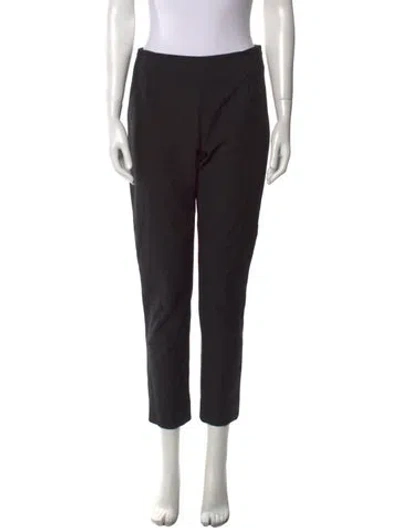 Pre-owned Lela Rose Skinny Leg Pants In Black