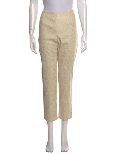 Pre-owned Lela Rose Straight Leg Pants
