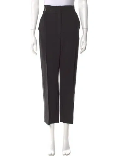 Pre-owned Lela Rose Straight Leg Pants W/ Tags In Gray