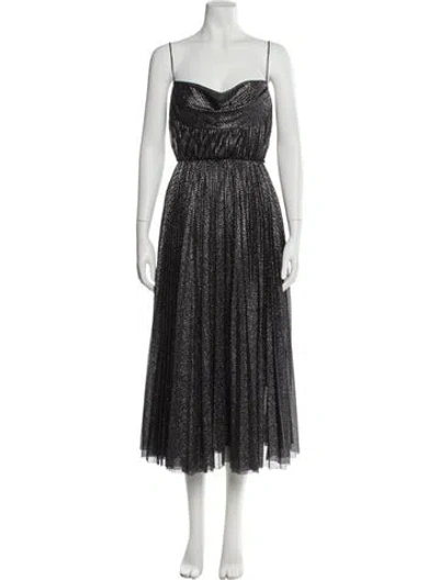 Pre-owned Lela Rose Strapless Long Dress In Multi