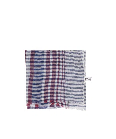 Lela Rose Stripes Scarves In Gray