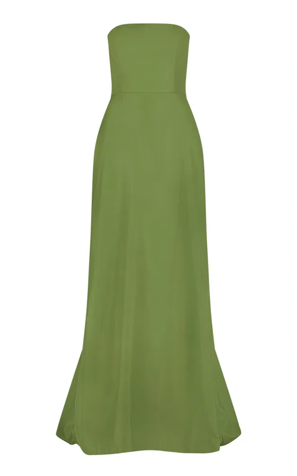 Lela Rose Taffeta Strapless Gown In Green | ModeSens