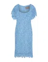 Lela Rose Midi Dresses In Blue