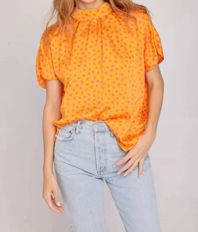 Lele De Baltzac The Sistina Top In Orange