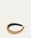 Lele Sadoughi Alice Chain Mail Headband In Bronze