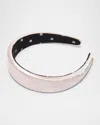 Lele Sadoughi Alice Silk Headband In Blush In Blush 650
