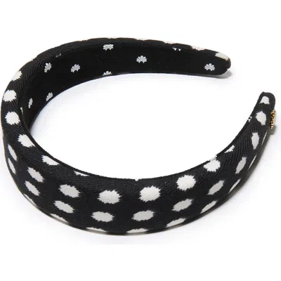 Lele Sadoughi Alice Polka Dot Headband In Multi