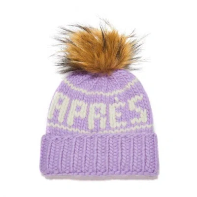 Lele Sadoughi Apres Beanie In Purple