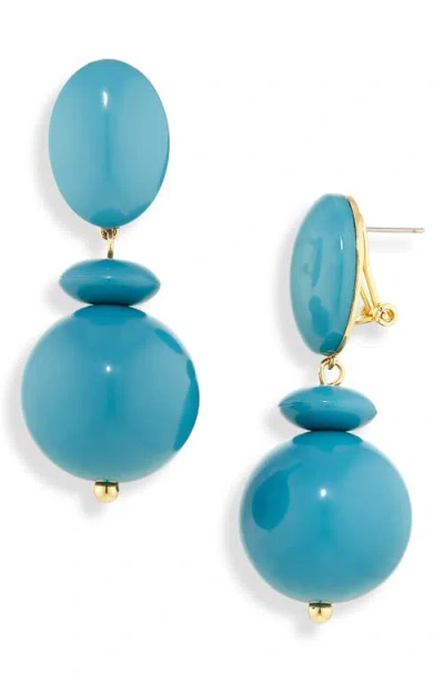 Lele Sadoughi Aventura Beaded Drop Earrings In Blue