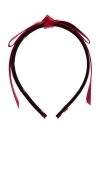 Lele Sadoughi Bardot Faux Leather Headband In Red