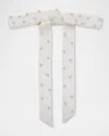 Lele Sadoughi Bardot Faux Pearl Velvet Bow Barrette In Ivory 100