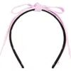 Lele Sadoughi Bardot Slim Velvet Headband In Orchid