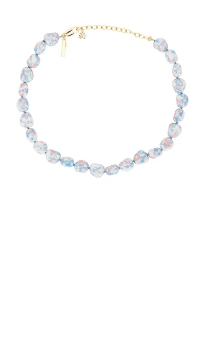 Lele Sadoughi Baroque Collar Necklace In Blue