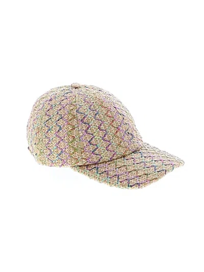 Pre-owned Lele Sadoughi Baseball Cap In Tan