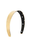 Lele Sadoughi Bessette Metal Headband In Gold