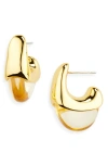 Lele Sadoughi Birthstone Dome Drop Earrings